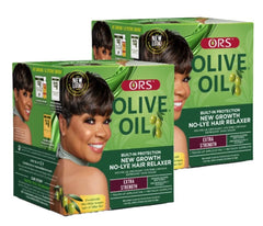 ORS Olive Oil Relaxer pack of 2 for home touch-ups and affordable styling