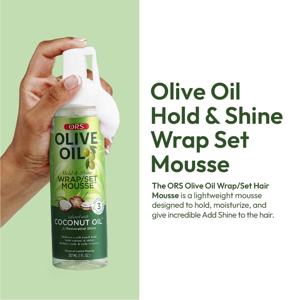 ORS Wrap Set demonstrates defined, soft looks without stiffness.