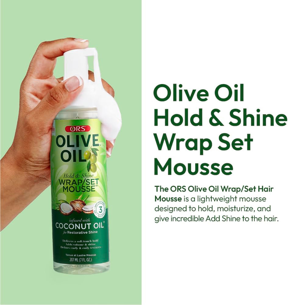 ORS Wrap Set demonstrates defined, soft looks without stiffness.