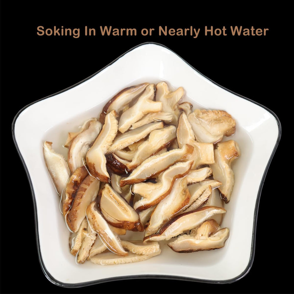 Orsky shiitake slices in soup bowl enhancing depth and umami