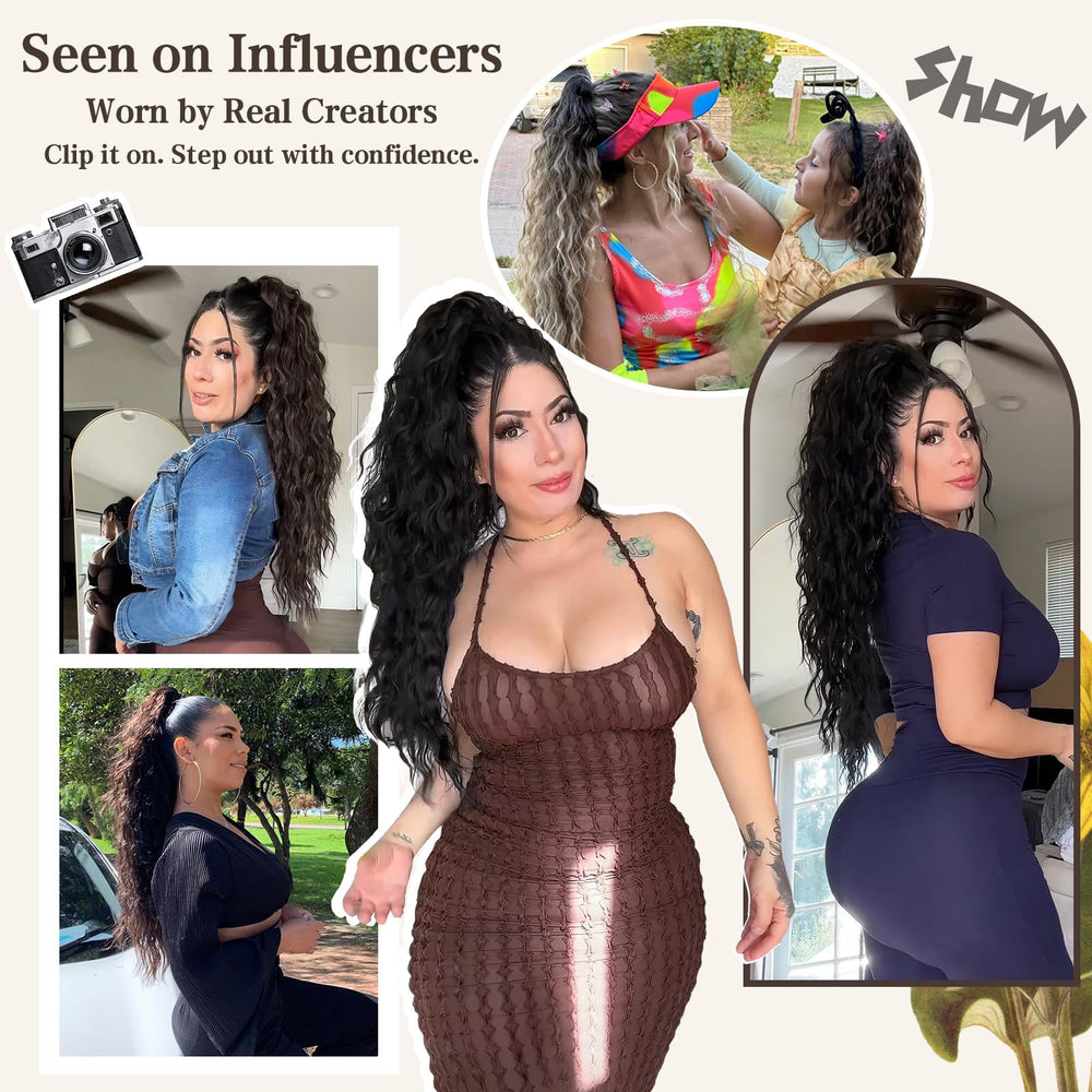 ORSUNCER versatile ponytail suitable for daily use and events