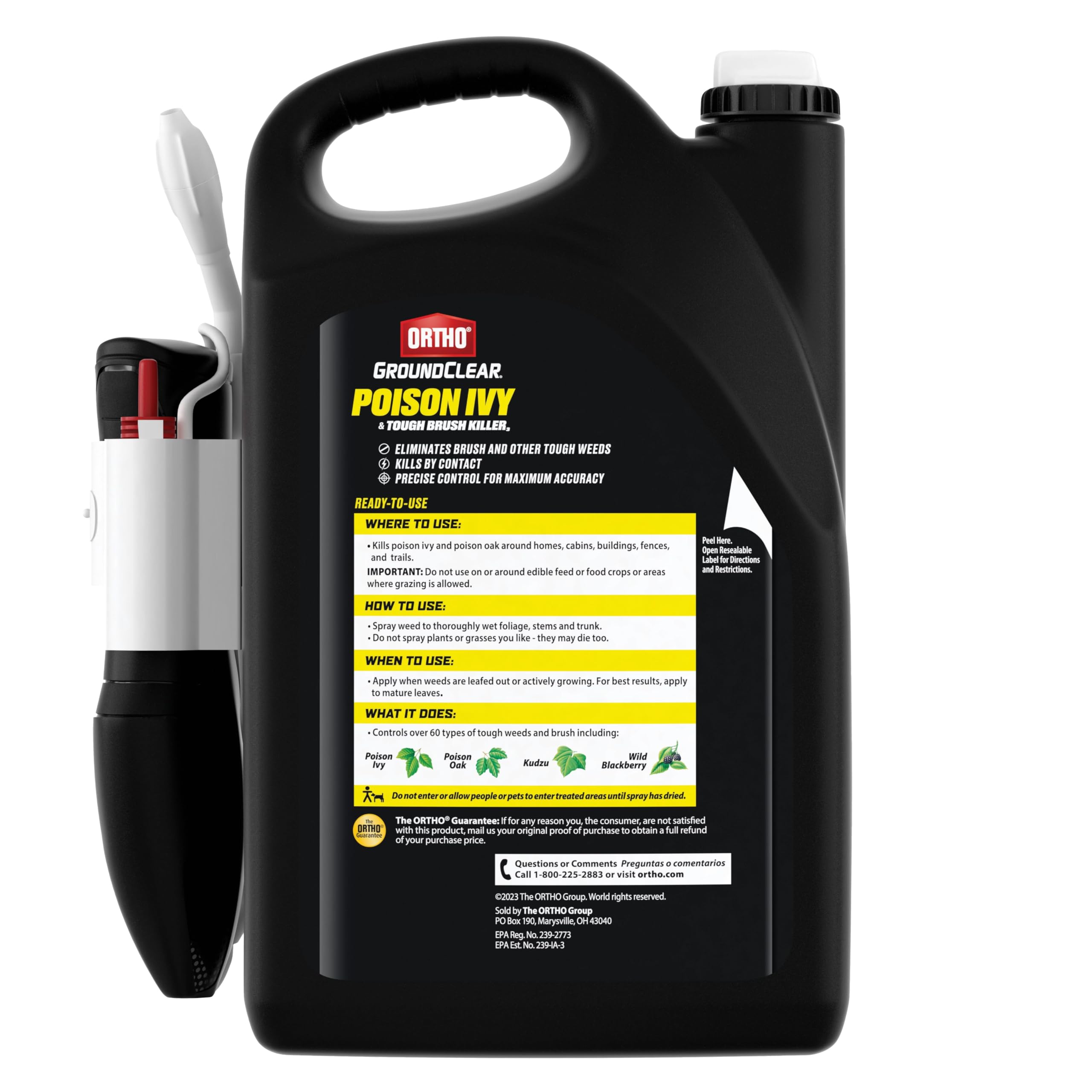 Ortho GroundClear targets poison ivy and tough brush for area treatment