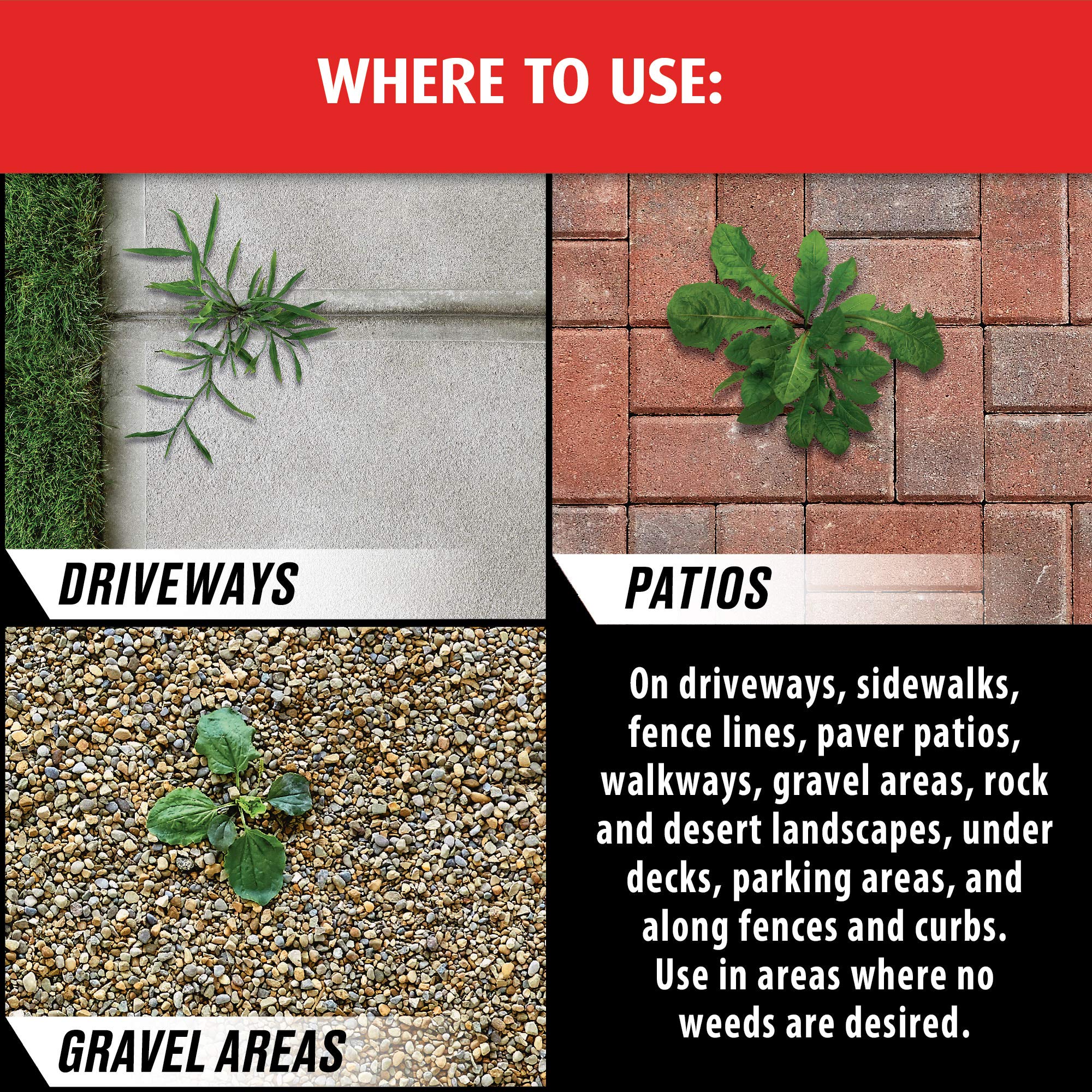 Ortho GroundClear covers up to 400 square feet per treatment on hard surfaces