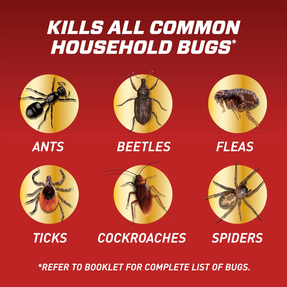 Ortho Home Defense barrier prevents re-entry by ants, roaches and other invaders