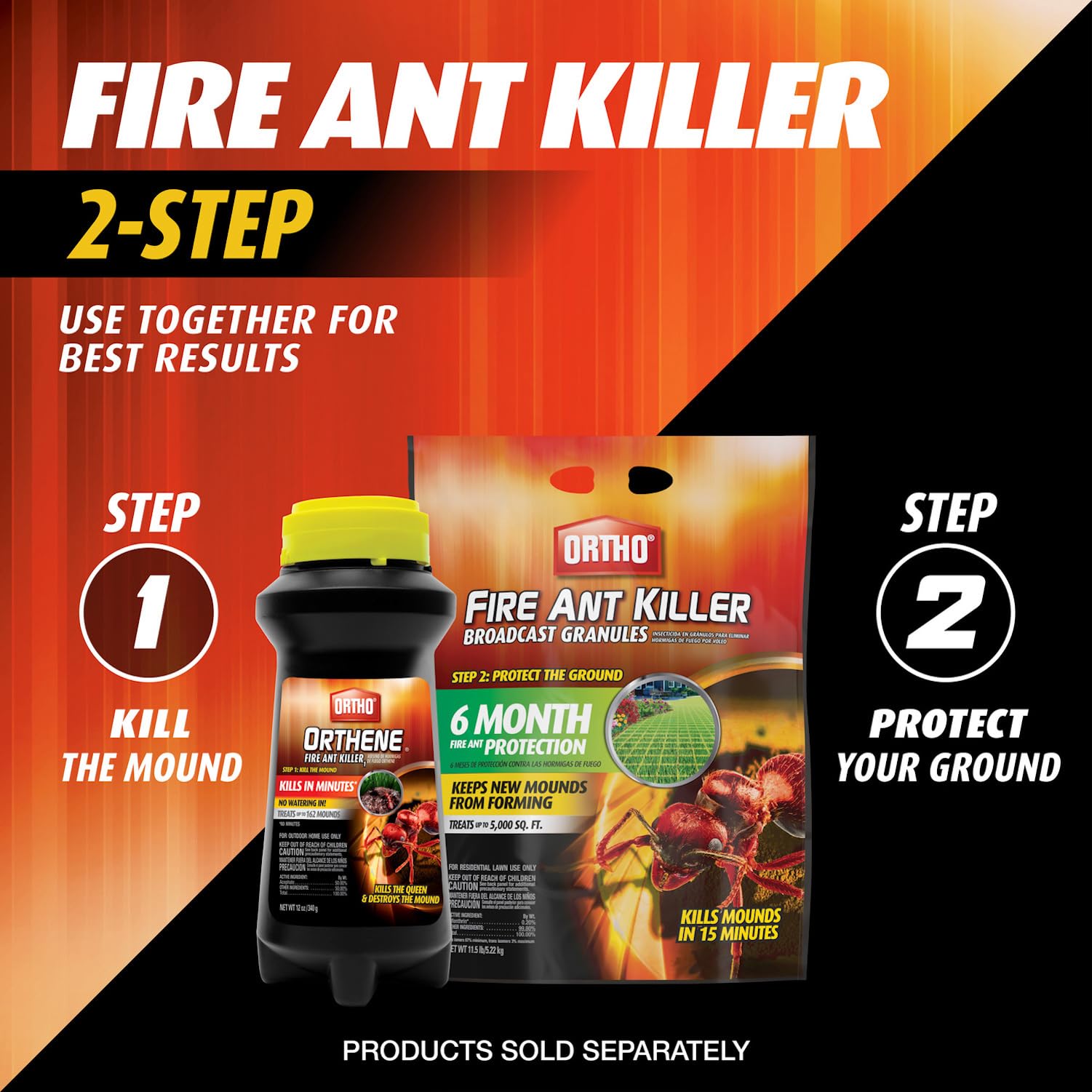 Ortho Orthene Fire Ant Killer1 no-watering-needed application for easy DIY use