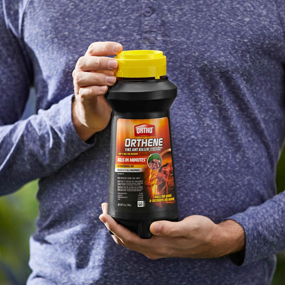 Ortho Orthene Fire Ant Killer1 two-pack bottle setup ready for use