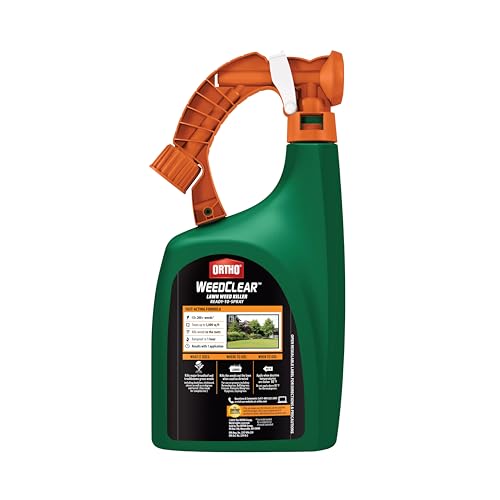 Ortho WeedClear bottle-sprayer assembly ready for quick application