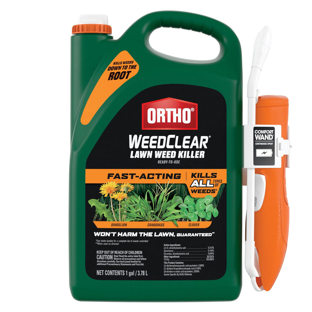 Ortho WeedClear lawn-weed-killer wand targets weeds with precision