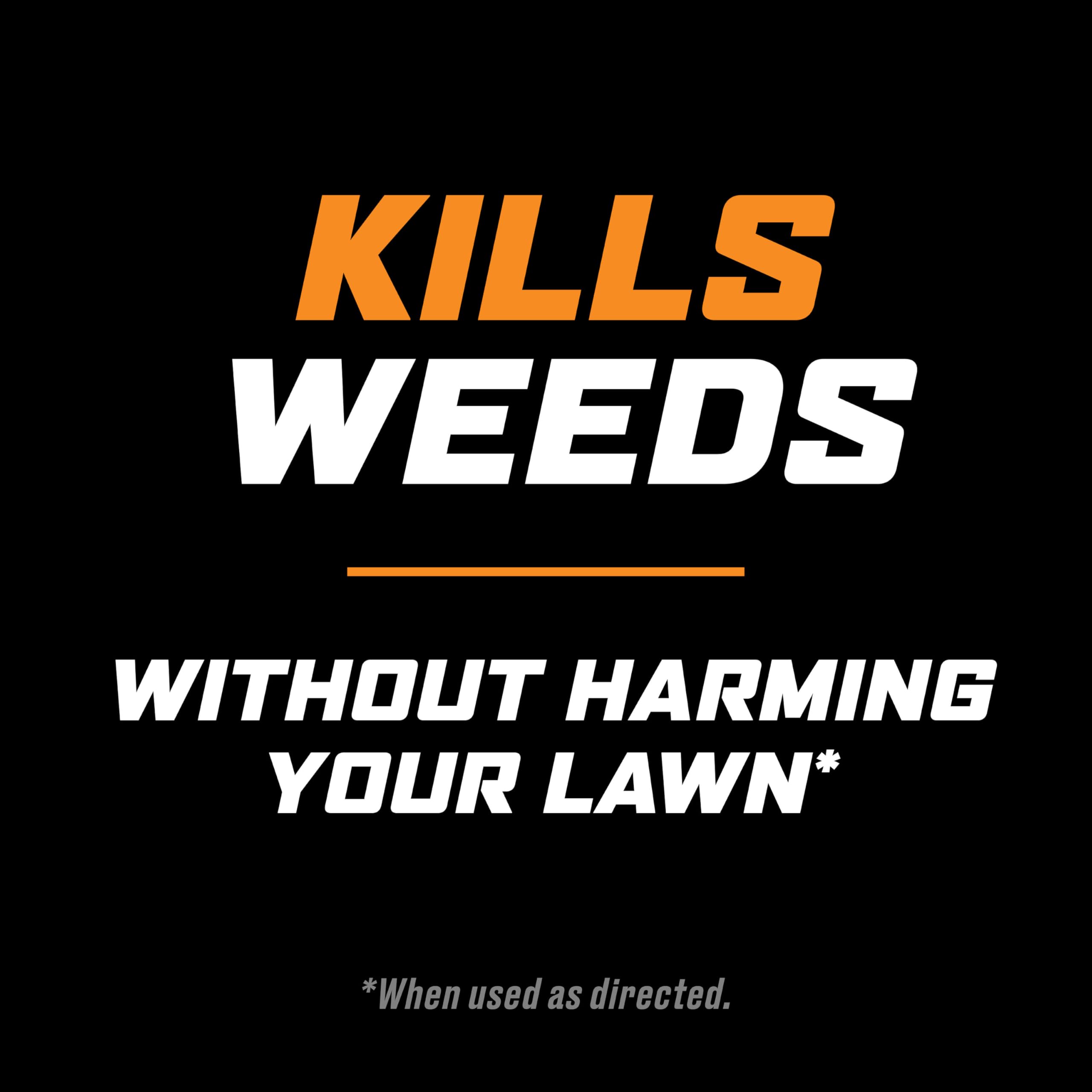 Young actively growing weeds are ideal targets for Ortho WeedClear