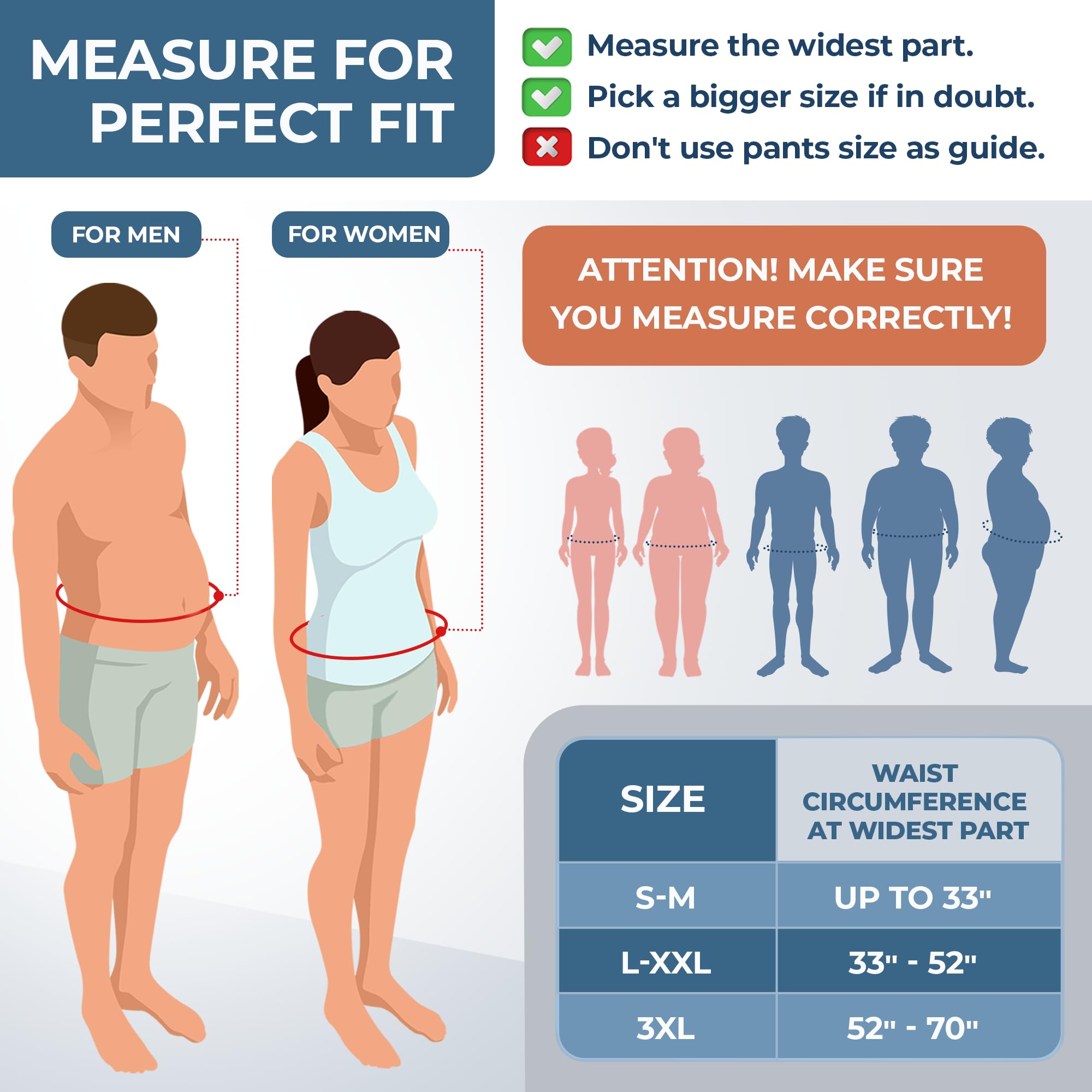 ORTONYX Breathable elastic fabric promotes comfortable all-day wear