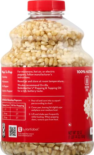 Orville Redenbacher's kernels sourced from family farms ensure authentic quality.