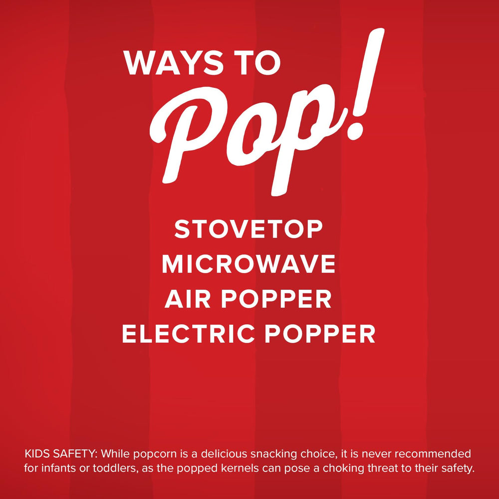 Orville Redenbacher's Non-GMO Project Verified kernels for mindful snacking.