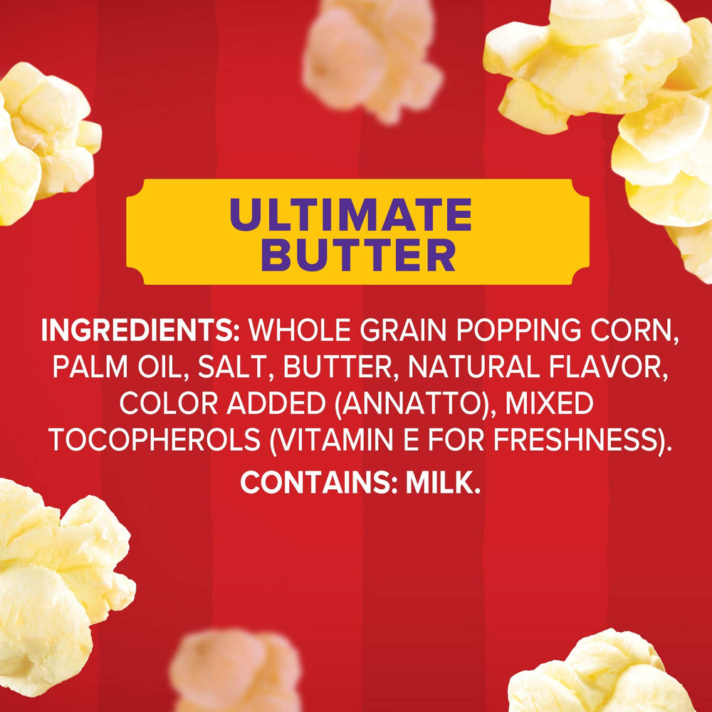 Gluten-free label visible on Orville Redenbacher’s popcorn