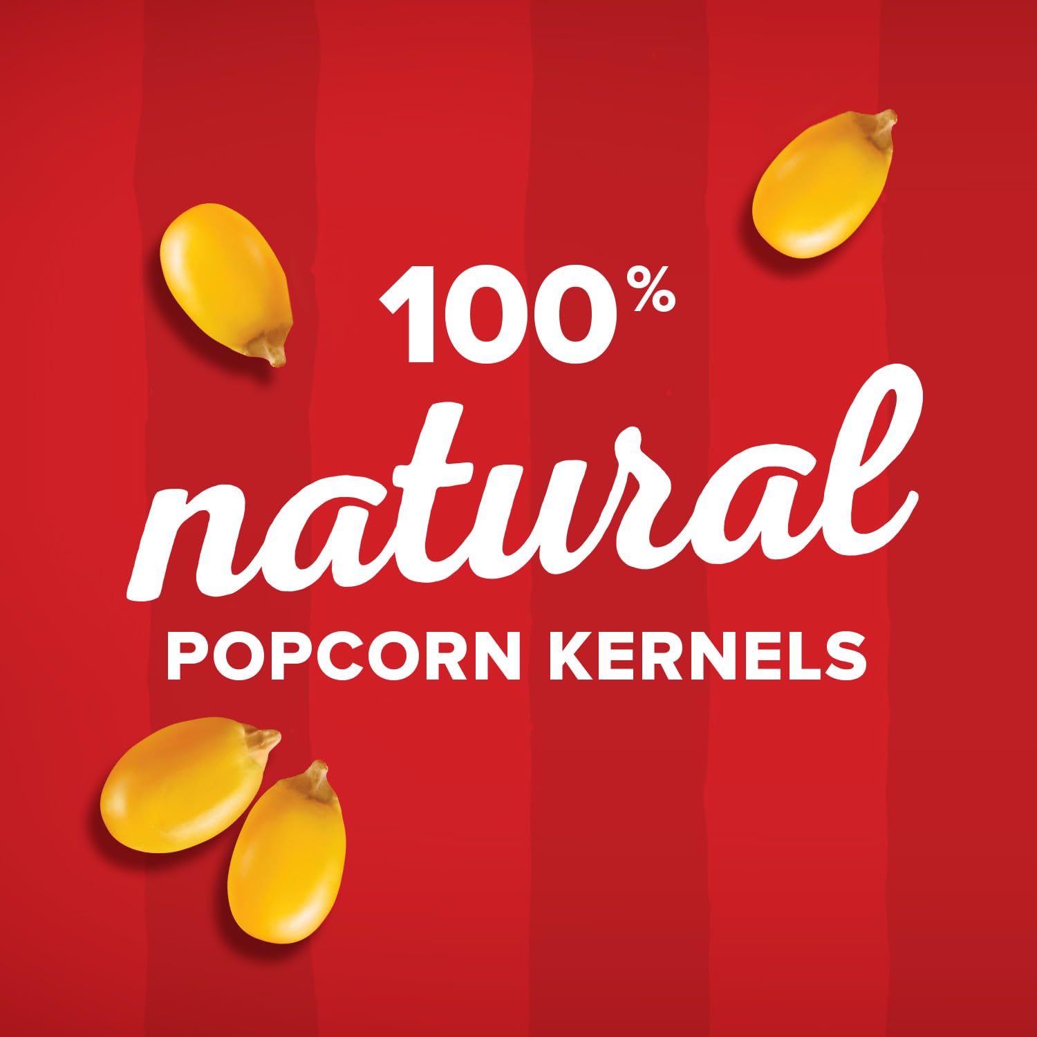 Orville Redenbacher's white kernels on a stovetop popper delivering gourmet texture.
