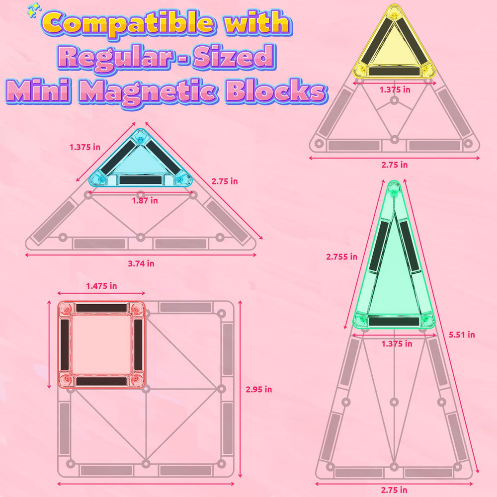 ORZbb built-in magnet with polarity demonstrated for various configurations