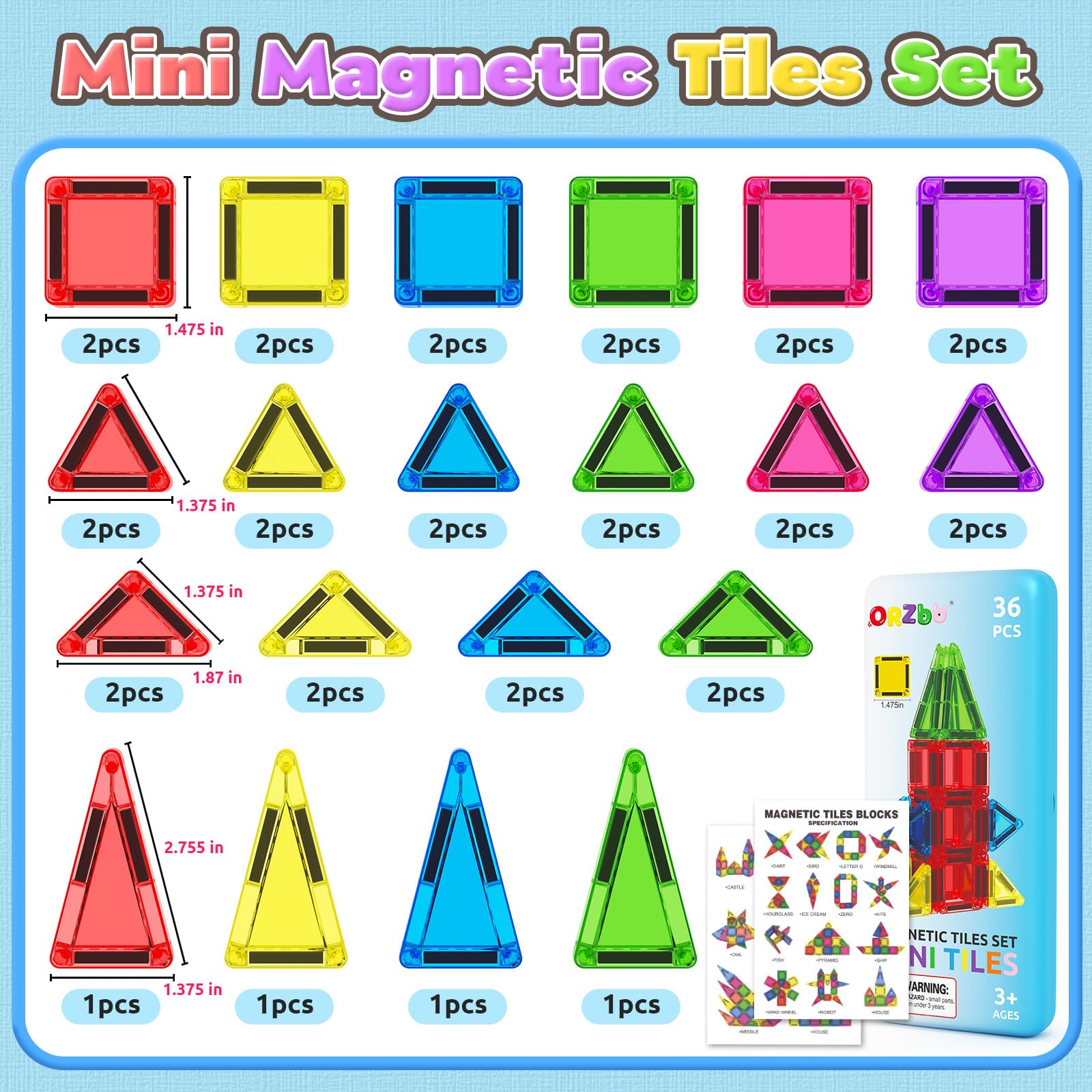 ORZbb tiles are compatible with regular sets for expanded fun.