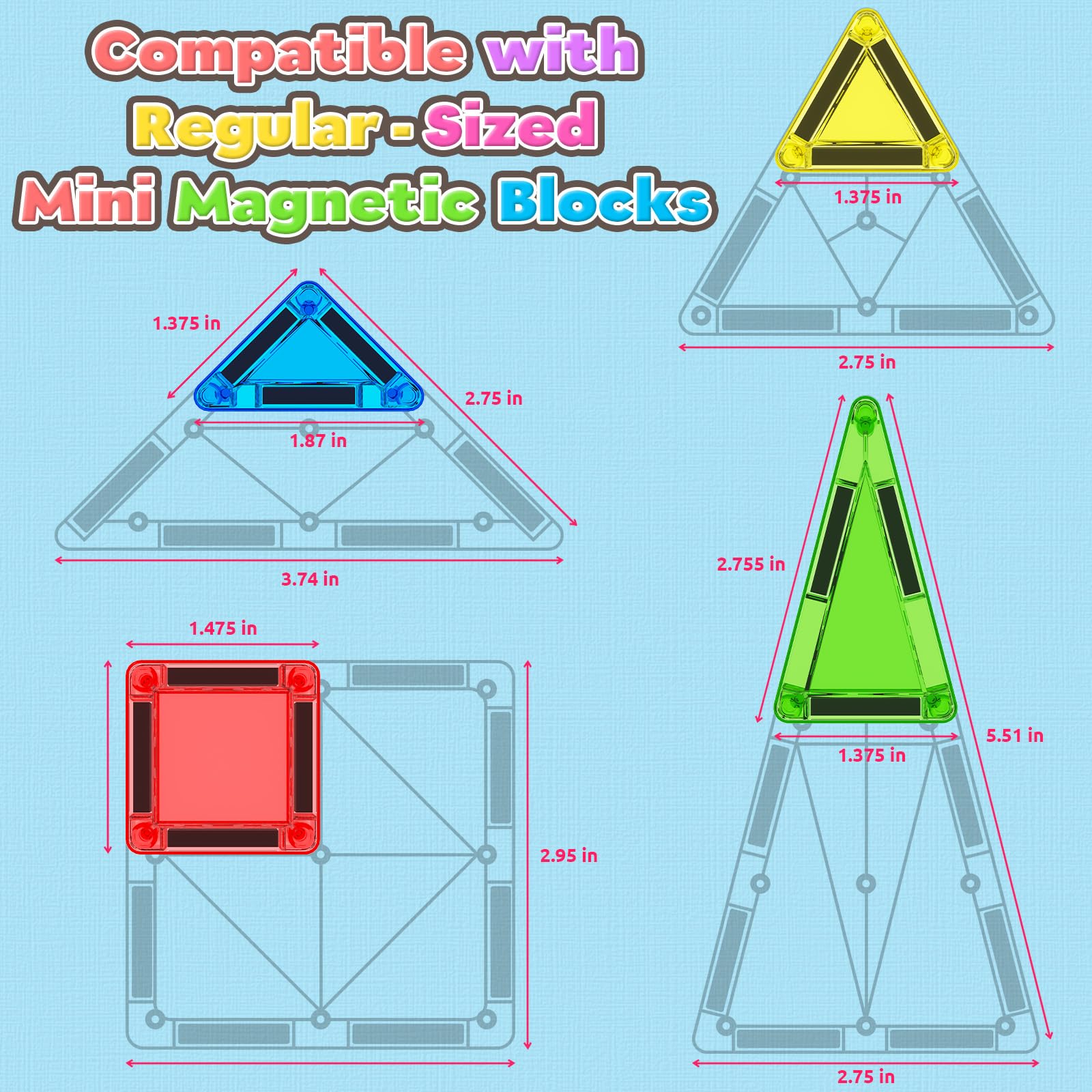 ORZbb ABS safety magnets with rounded edges ensure safe use.