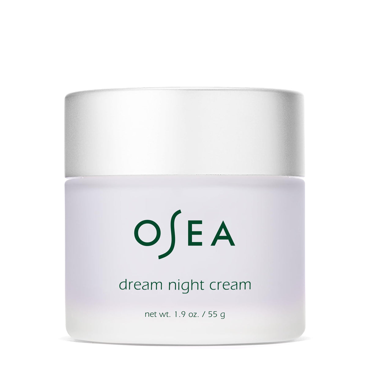 OSEA Dream Night Cream bottle highlights bio-retinol for deep hydration.