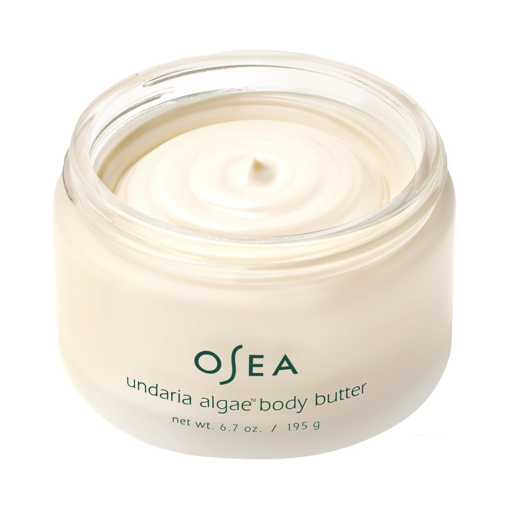 Close-up of whipped texture in OSEA Undaria Algae Body Butter