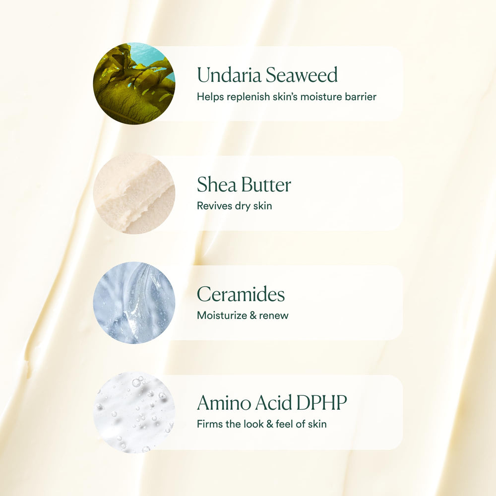 Vegan label on OSEA Undaria Algae Body Butter packaging
