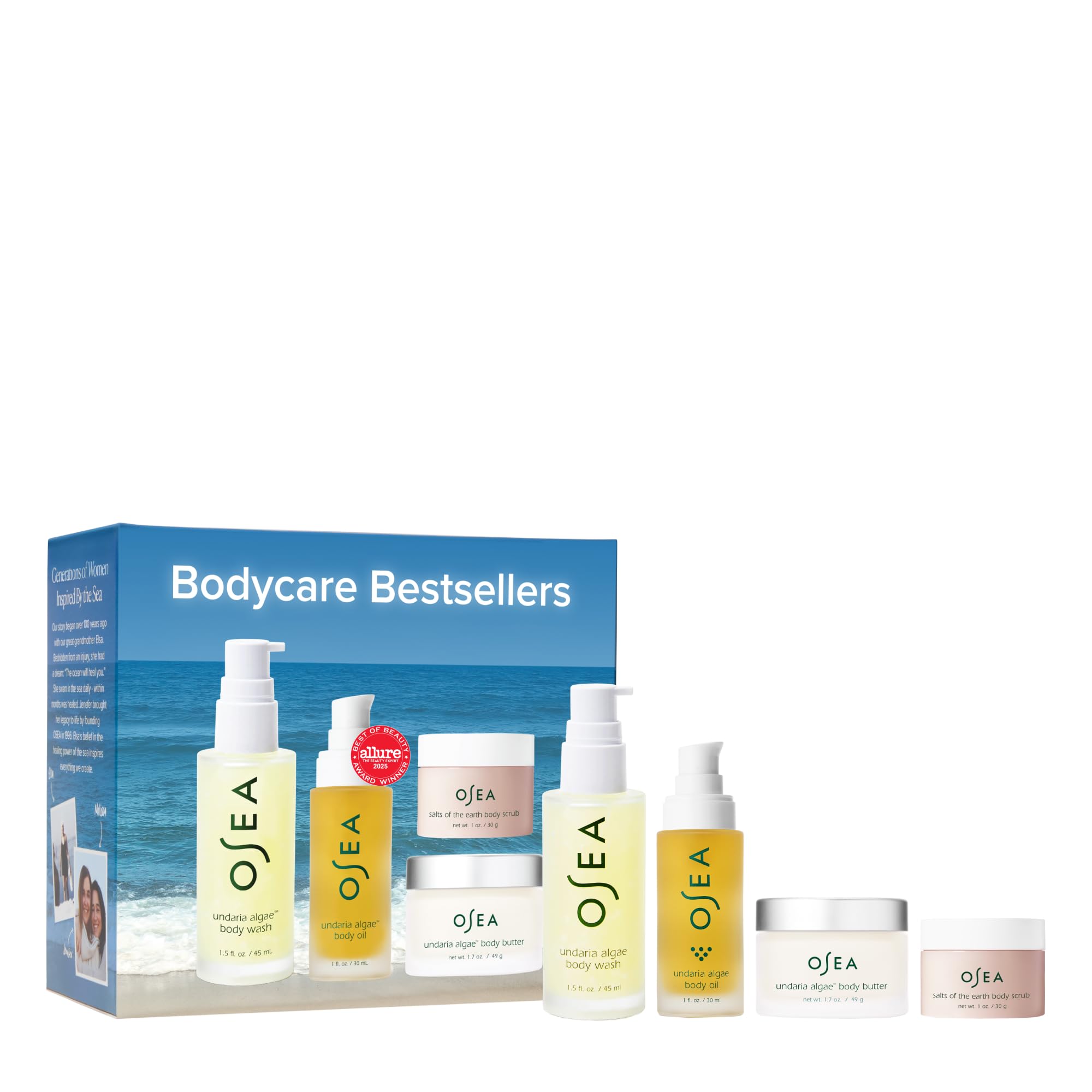 OSEA Undaria Algae Body Wash bottle for gentle cleansing and refreshed skin.