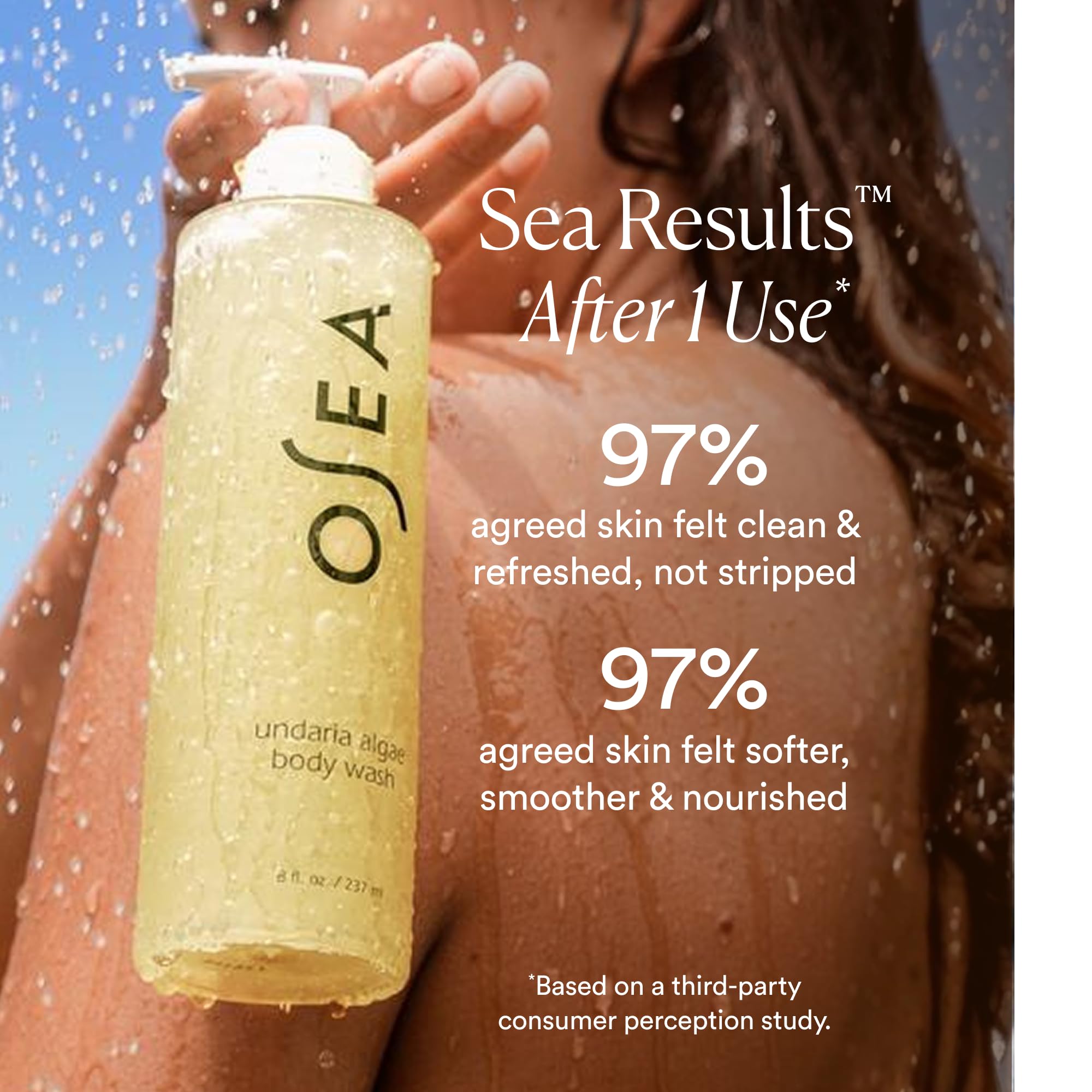Citrus aroma close-up from OSEA Undaria Algae Body Wash