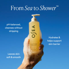 Luscious lather from OSEA Undaria Algae Body Wash.