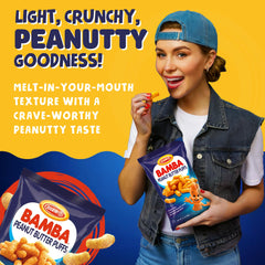 Osem Bamba ideal baby and toddler snack for on-the-go feeding.