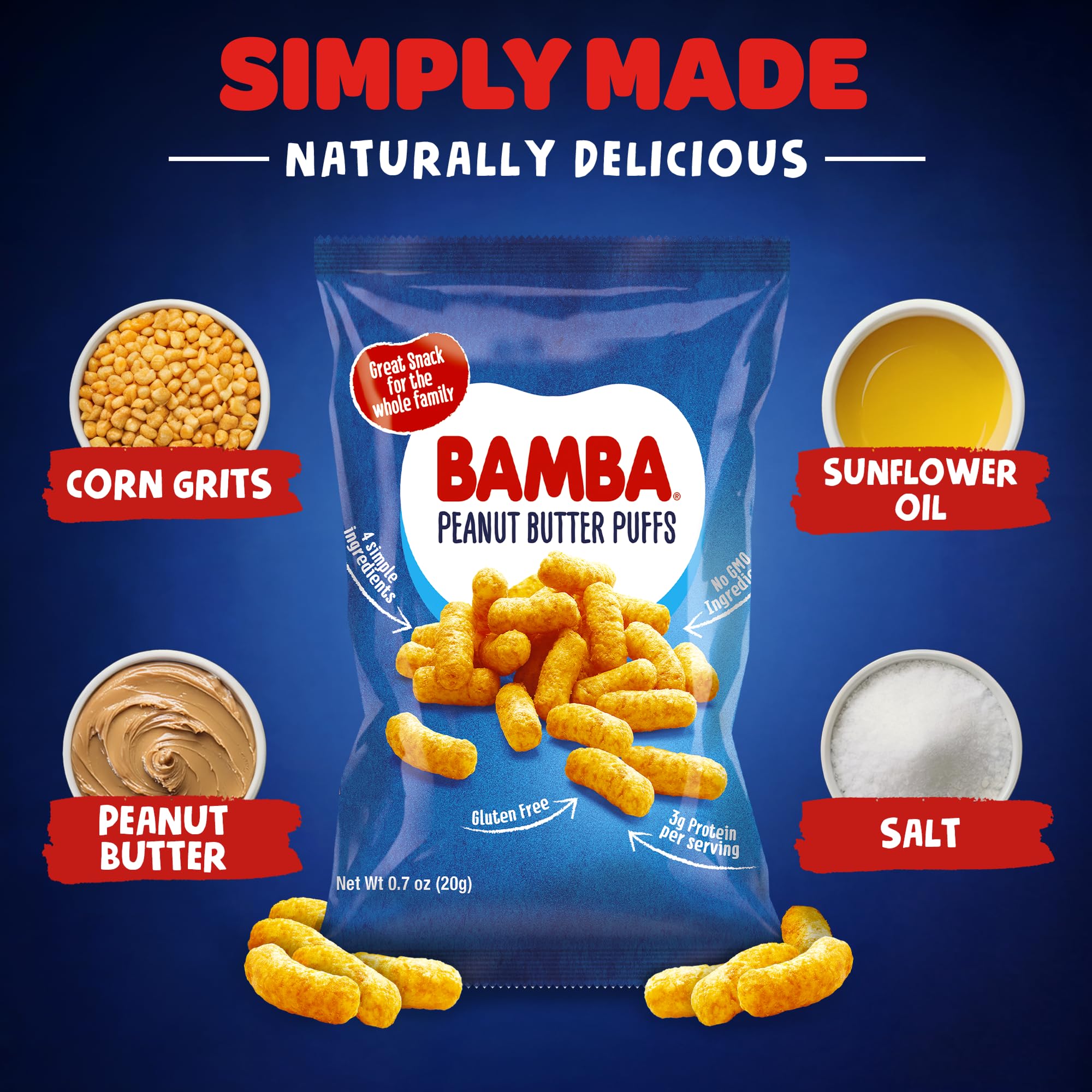 Osem Bamba snack on the go for kids and families.
