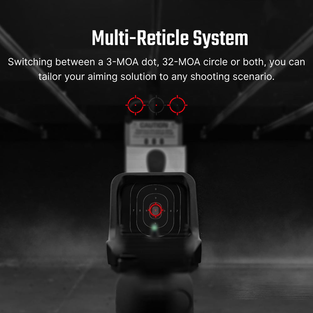 Osight C Micro Red Dot large field of view for fast target acquisition