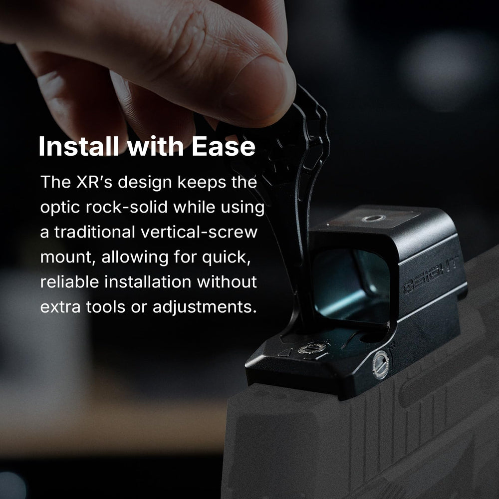 Osight XR footprint compatible with 407C/507C slides.