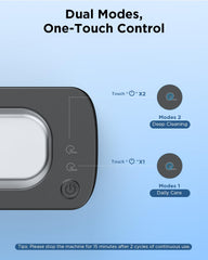 OSLTWI Ultrasonic Cleaner versatile for glasses, jewelry, dentures and more