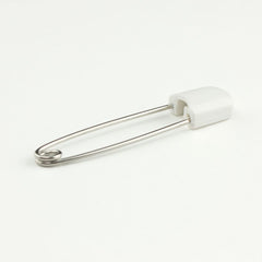 OsoCozy blue diaper pins with locking closures for secure cloth diapering.
