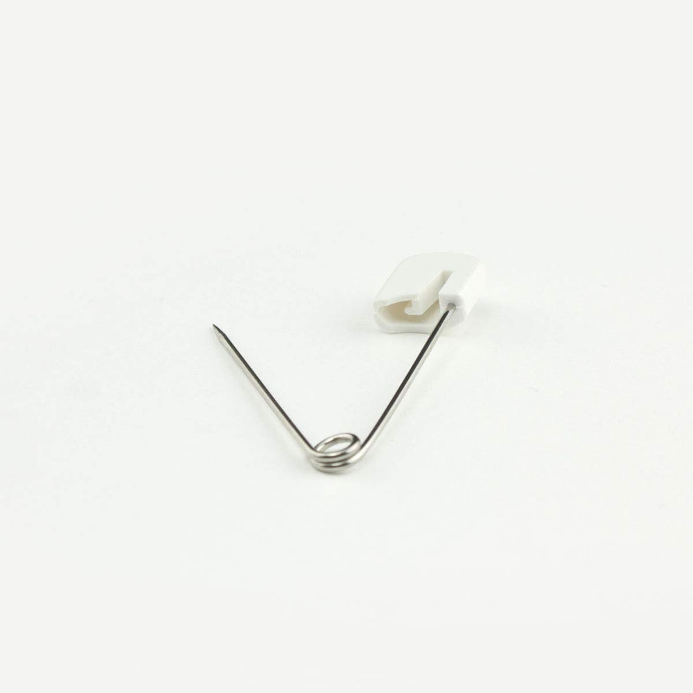 OsoCozy pink diaper pins with locking closures for secure fastening and crafts.