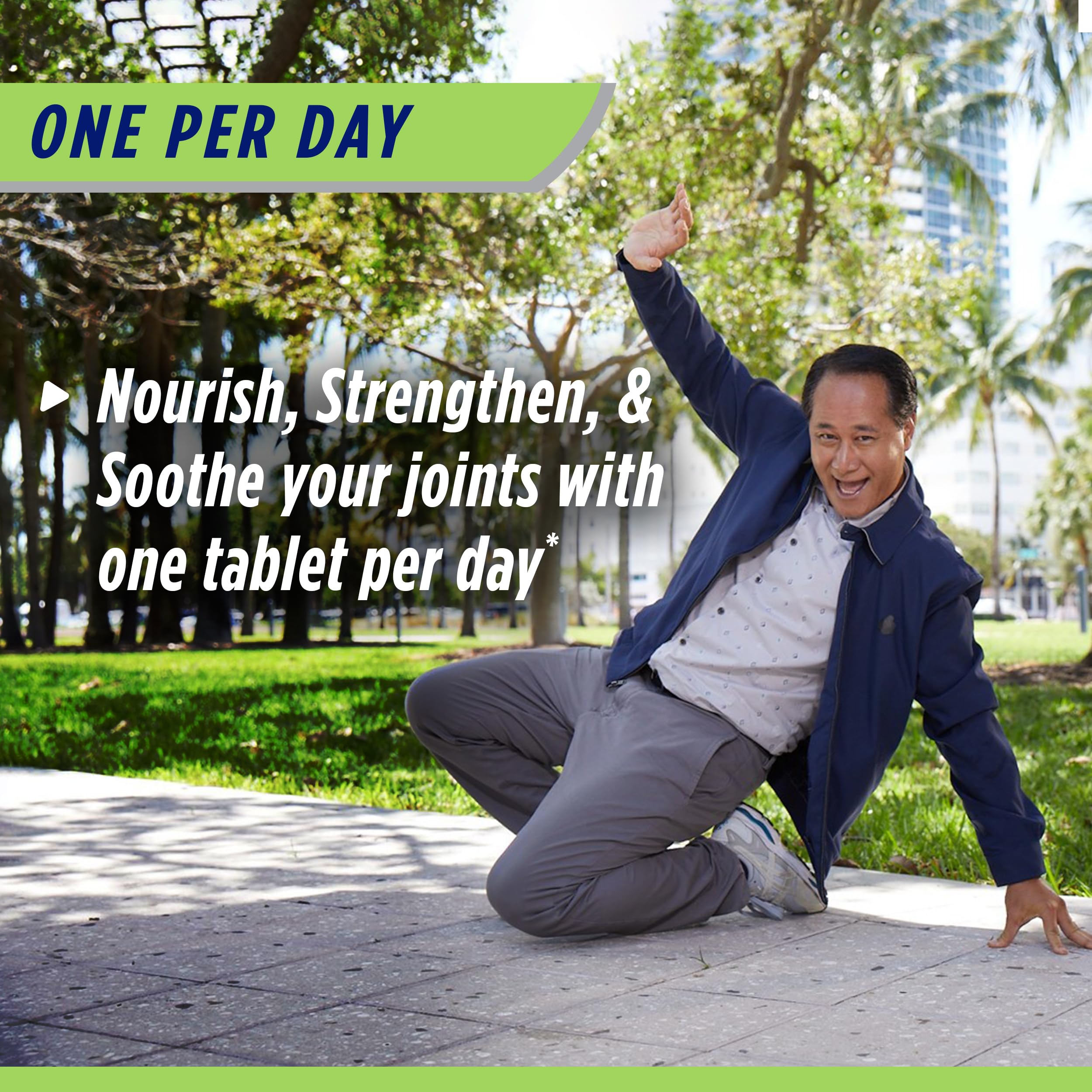 Osteo Bi-Flex label shows Joint Shield 5-LOXIN Advanced for joint comfort.