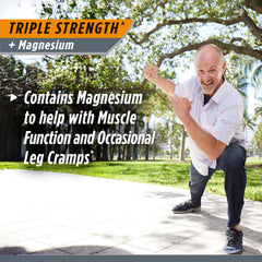 Osteo Bi-Flex magnesium capsules demonstrating muscle support and leg cramps relief potential