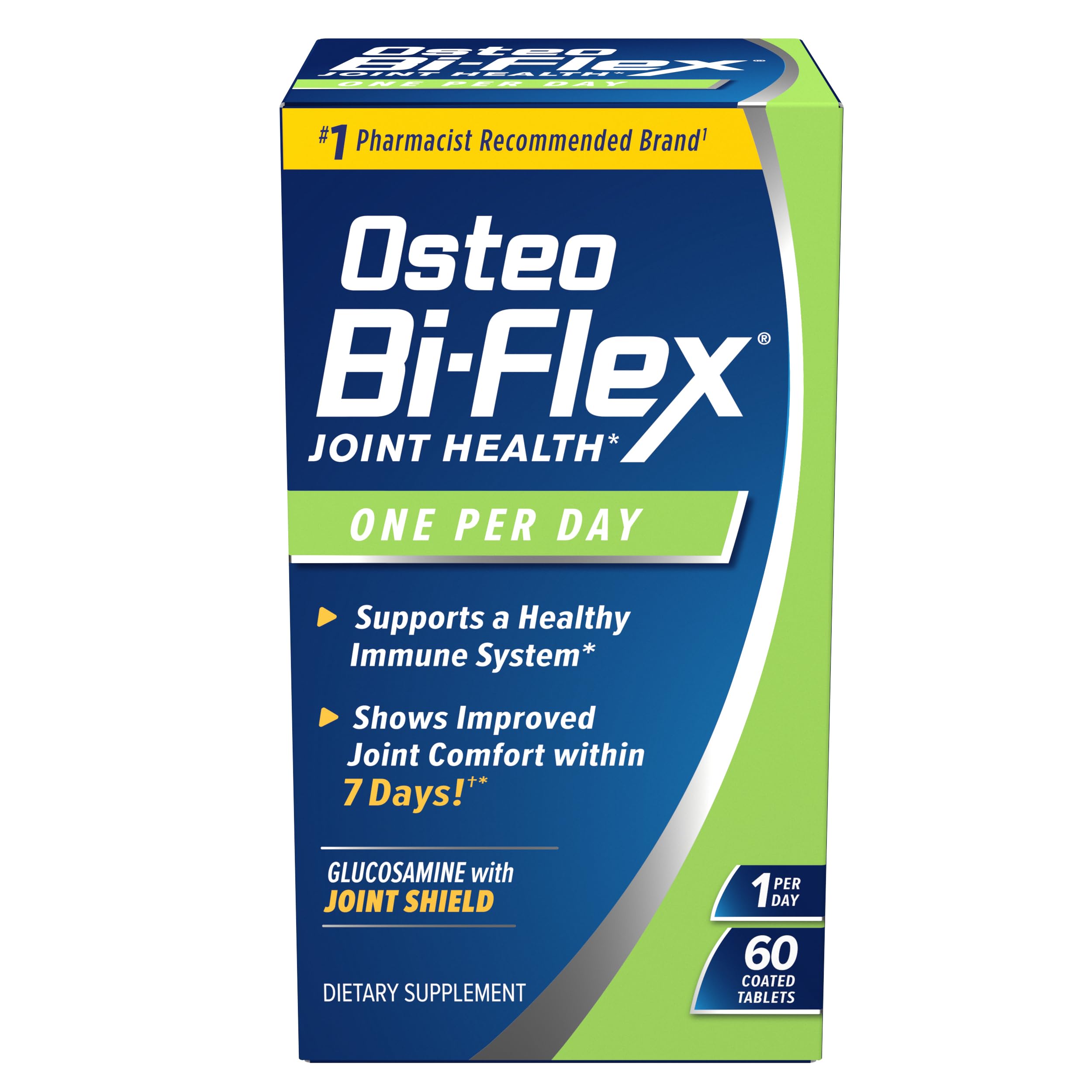 Osteo Bi-Flex One Per Day bottle front view supports daily joint health.