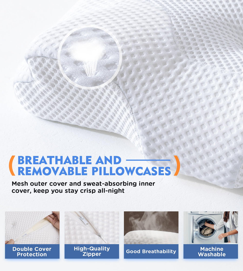 Osteo pillow case uses odorless materials for fragrance-free rest.