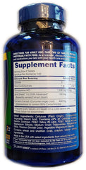 Osteo Bi-Flex capsules showing glucosamine HCI and turmeric formulation for joint comfort.