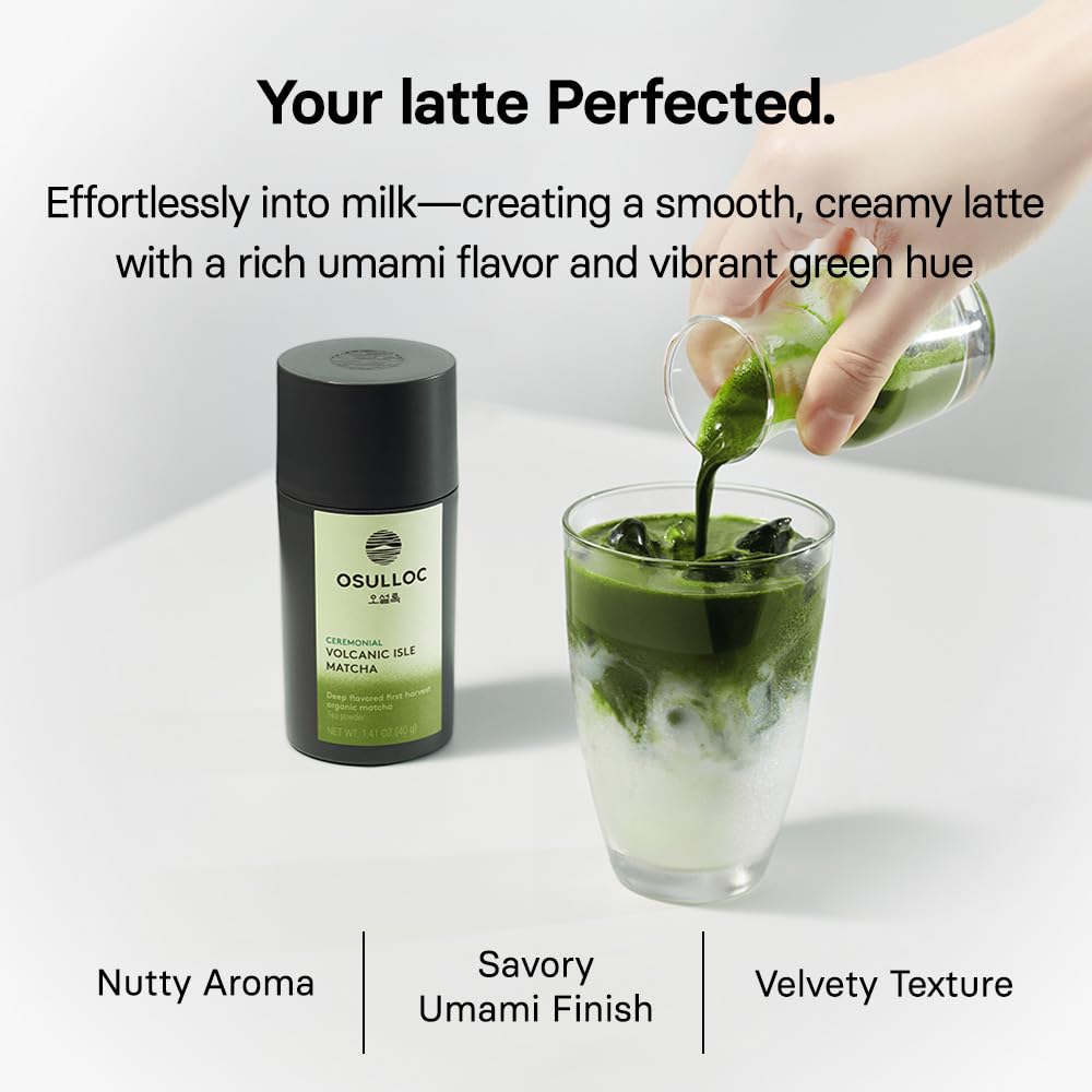 OSULLOC shade-grown leaves for calm energy and balanced flavor in every cup