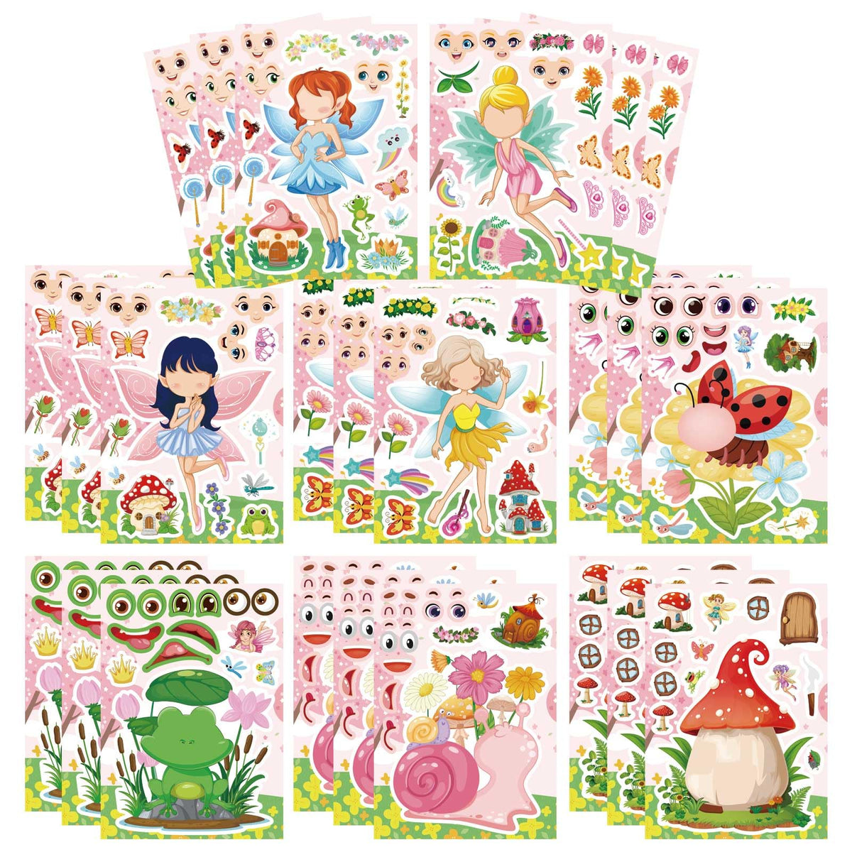OTAITY fairy sticker, whimsical design for kids' crafts and party favors.
