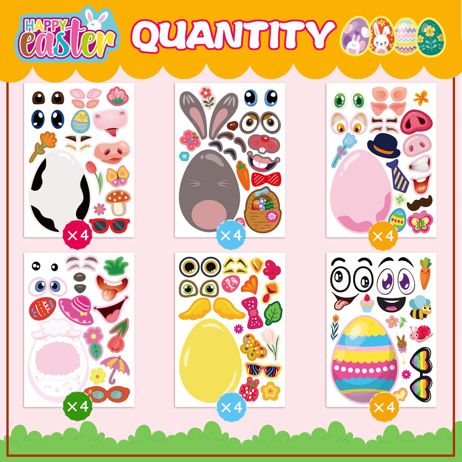 OTAITY mix-and-match face stickers for creative character design