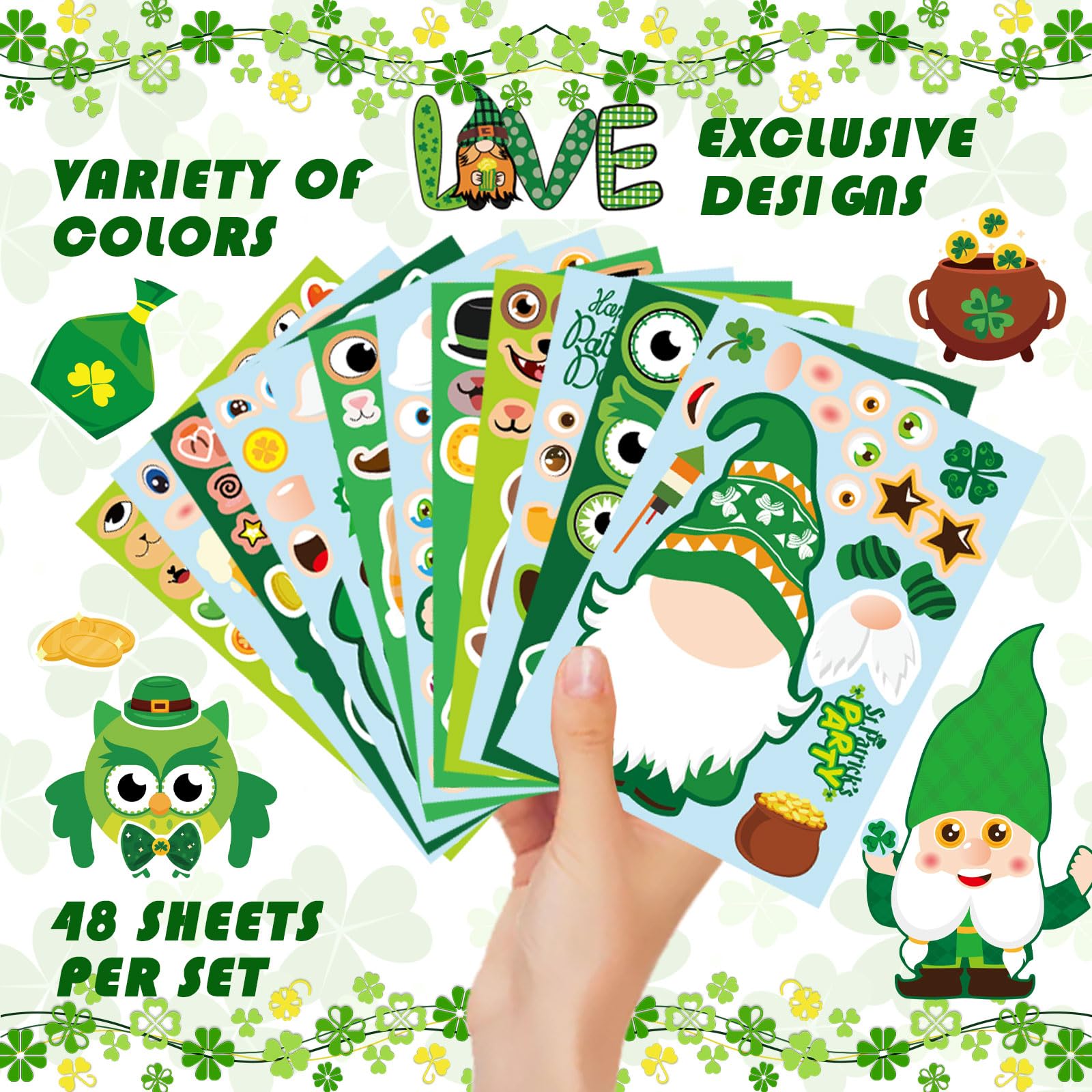 OTAITY Sticker sheets for journals, bottles, and gifts.