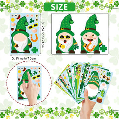 OTAITY St. Patrick's stickers removable with no residue.
