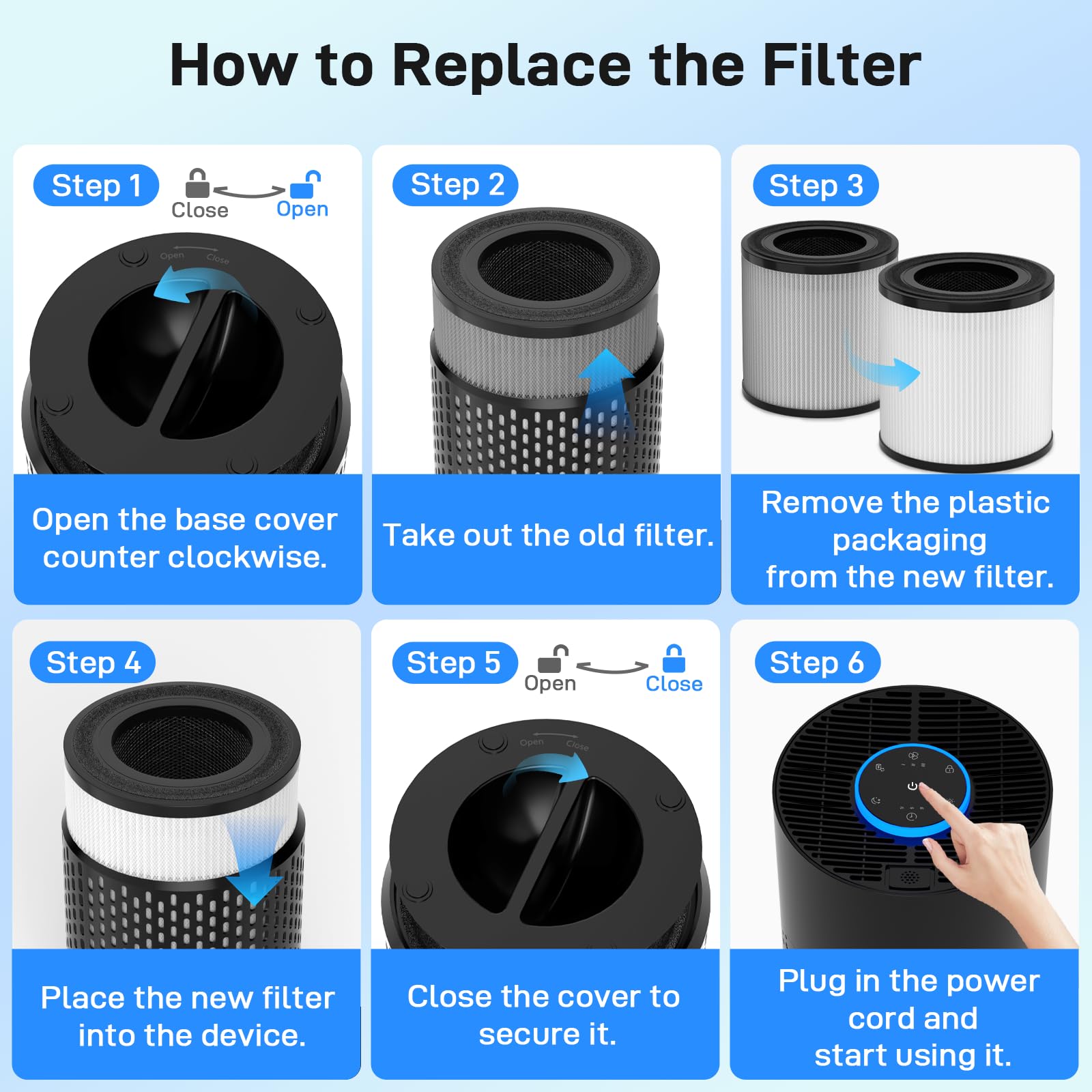 Oterbear filter reminder display shows planned maintenance.