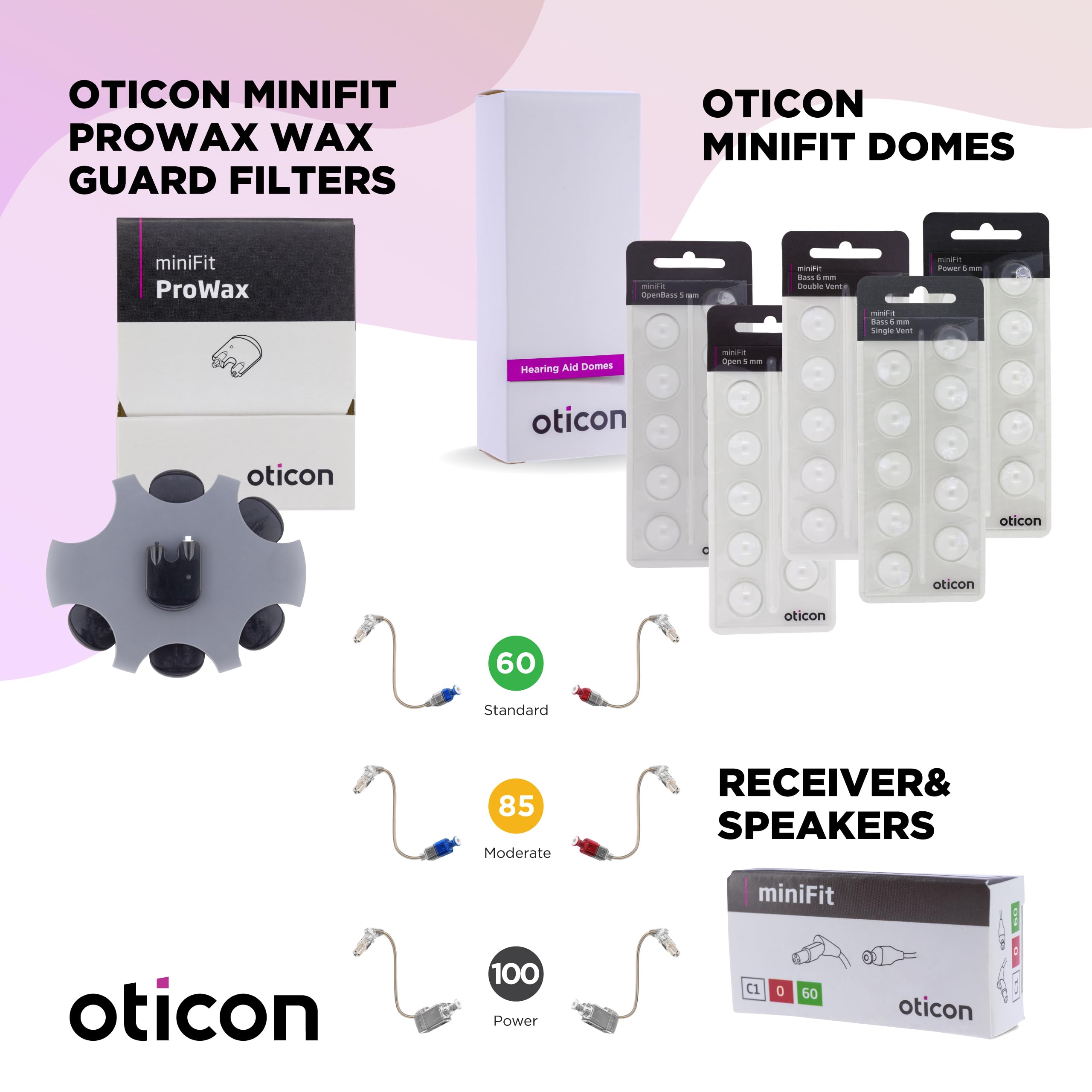 Oticon Minifit ProWax renewal kit for ongoing device care