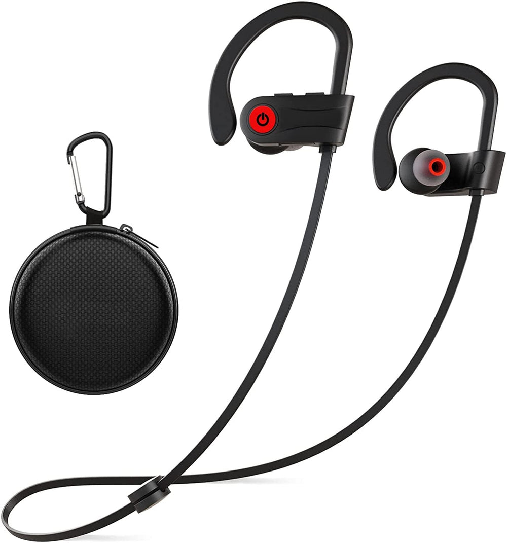 Otium Bluetooth Earbuds charging case highlights portable power and easy storage.