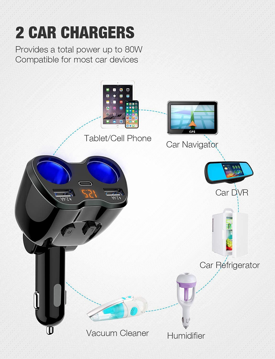 Otium compact, plug-in design reduces cabin clutter and wires.