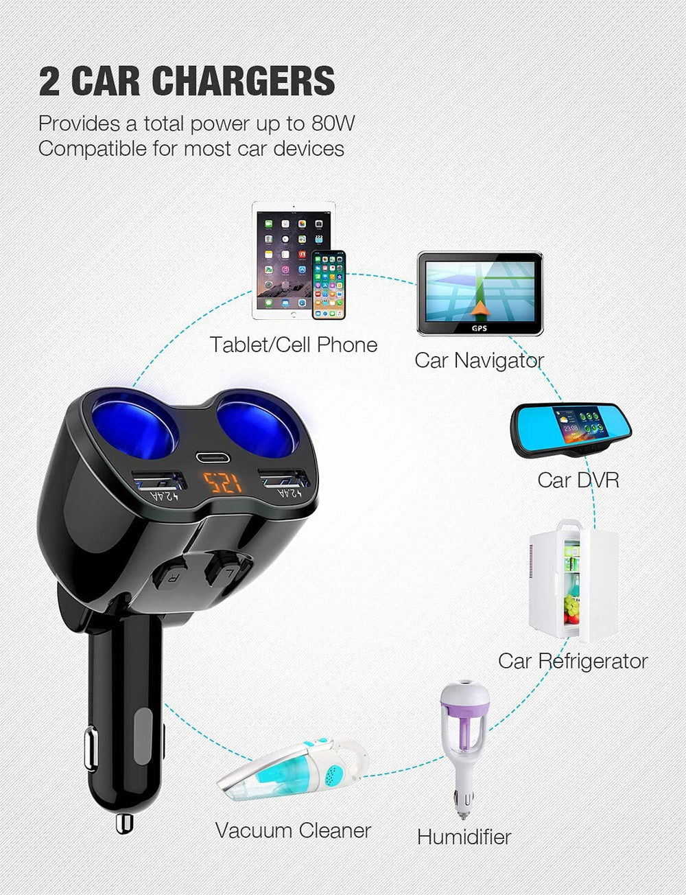 Otium compact, plug-in design reduces cabin clutter and wires.
