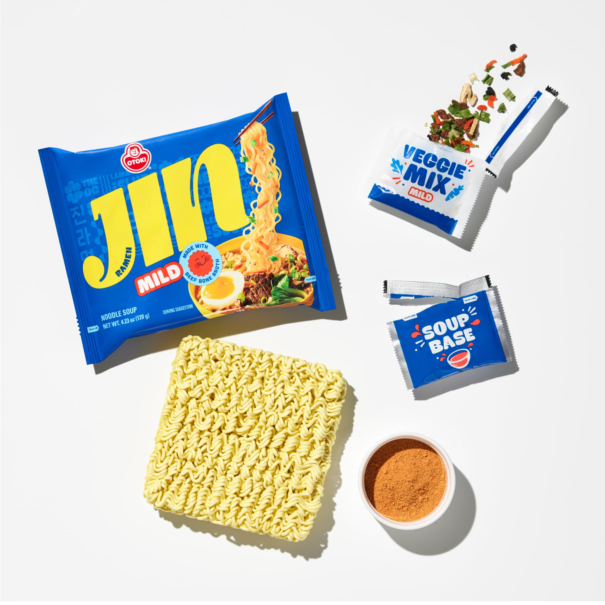 OTOKI Jin Ramen Quick 4-Min Prep; ready in minutes.